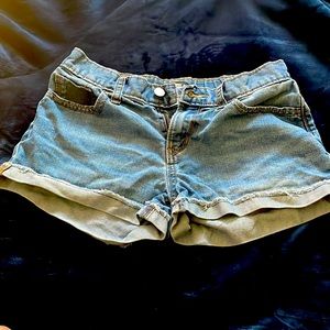 Old Navy girls denim shorts.